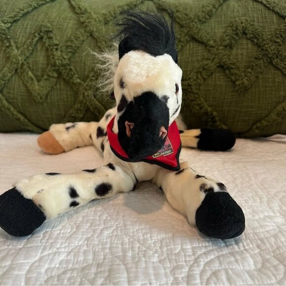 Toys ‘R Us BILLIE Wells Fargo APPALOOSA HORSE with 1 TAN HOOF - Picture 1 of 6